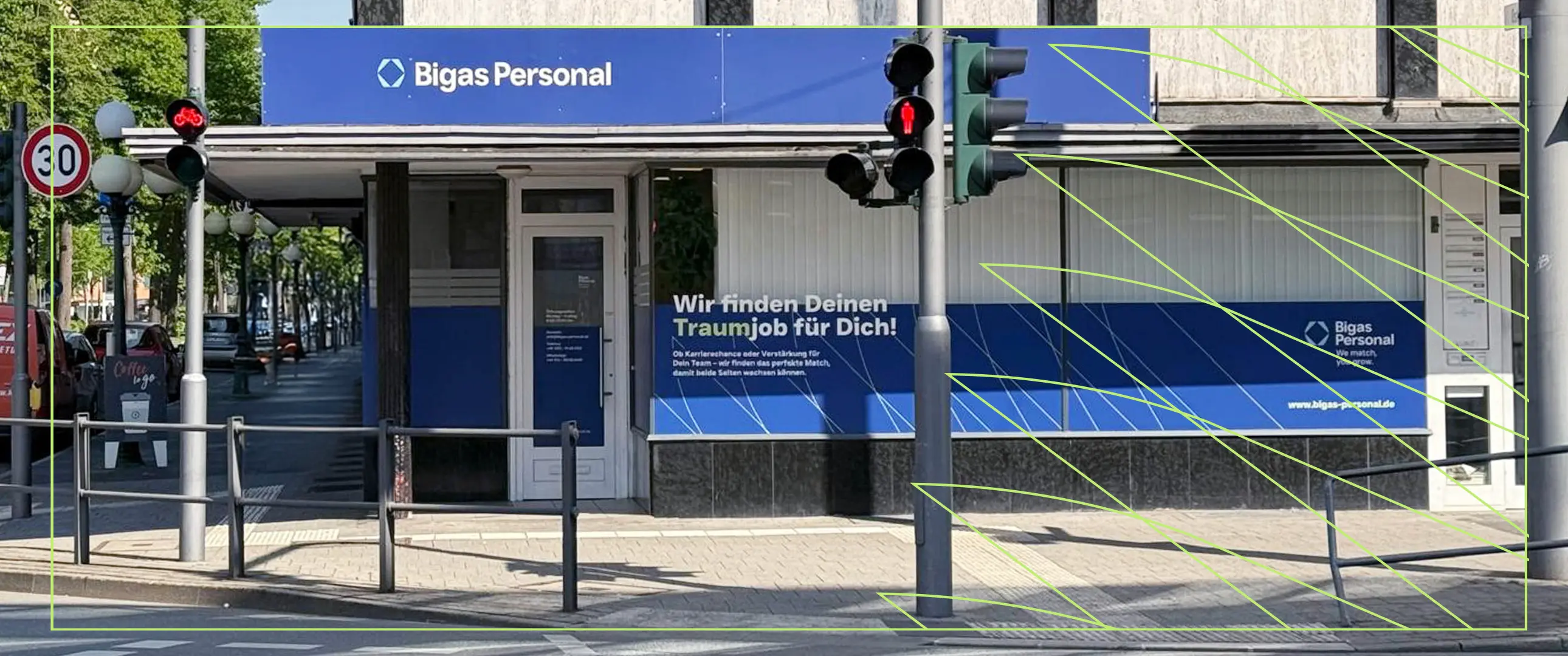 Gebäude Außenansicht von Bigas Personal GmbH